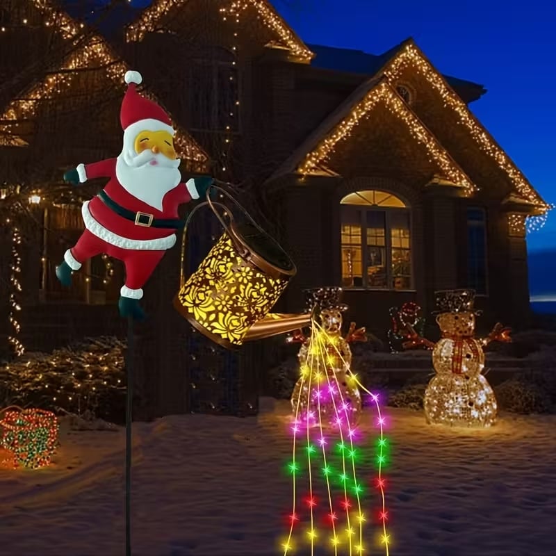🎅Christmas Sale 50% OFF!!🎄50K+ SOLD! 🎁✨Christmas Solar Kettle Light & Lantern Garden Decor Collection💕