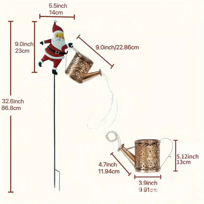🎅Christmas Sale 50% OFF!!🎄50K+ SOLD! 🎁✨Christmas Solar Kettle Light & Lantern Garden Decor Collection💕