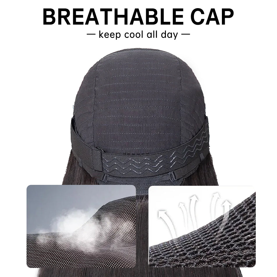 🔥Final 3 Hours: 50%OFF🔥 Glueless Butterfly Layered Wig Loose Wave 13x4 HD Lace Human Hair Wig